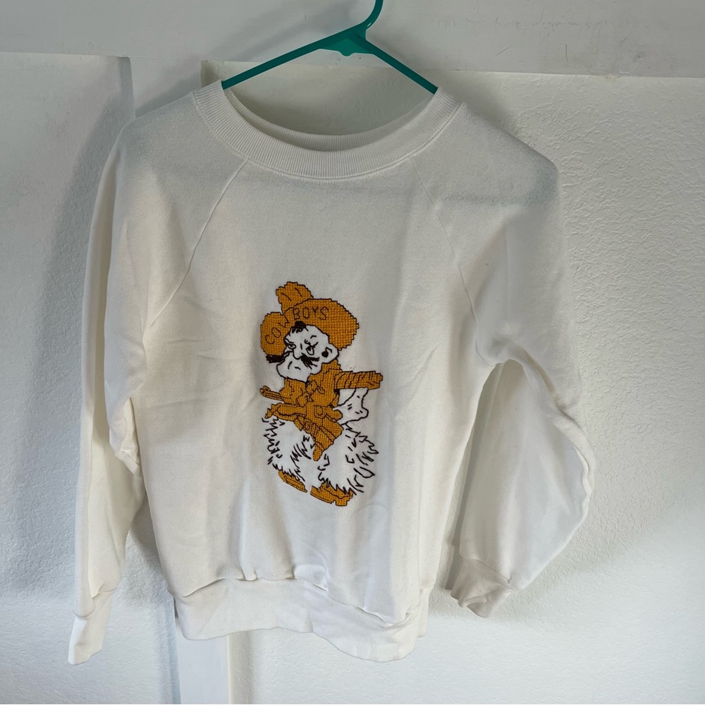 Vintage MS Casuals Sport Women's Small Crewneck University of Wyoming Sweatshirt